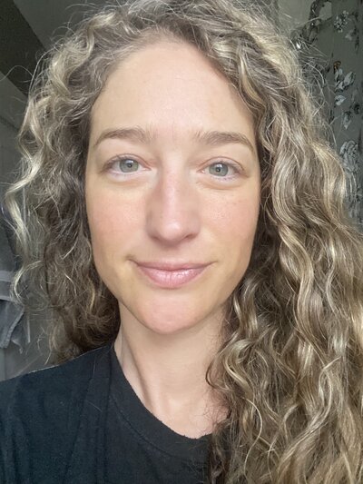 woman with no makeup on after healing her melasma