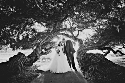 Amazing wedding photo at Bahia Resort in San Diego
