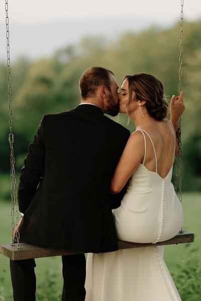 Manchester Country Club - Couple Walking Down Their Outdoor Wedding Aisle