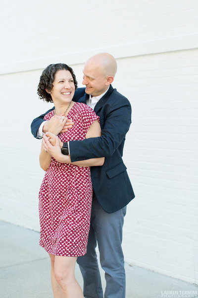 Lynne Reznick Photography Boston Wedding Photographer  Headshot with Husband Scott