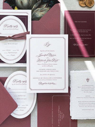 Claire invitation suite example 3 - BRIGHTER CROPPED