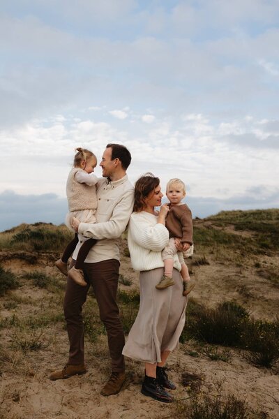Gezinsshoot in de duinen van Wassenaar