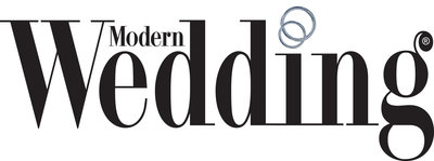 modern wedding logo