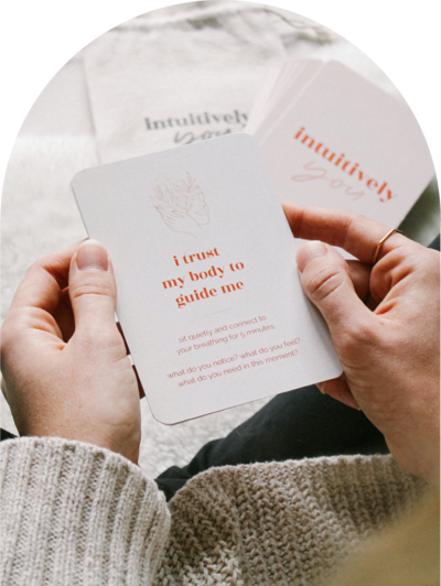 Intuitively You affirmation cards photos