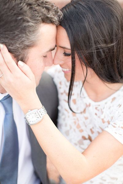 Romantic Sunset Desert Engagement Session | Amy & Jordan Photography