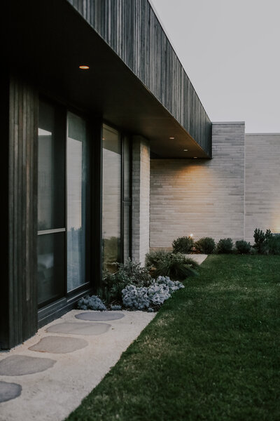 New home external lighting solutions electrician modern home