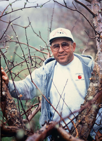 John Louis by Apple Trees