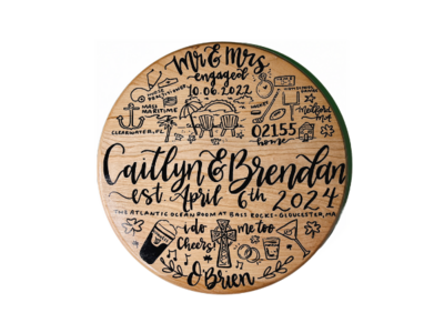 Product-RoundBoard_Personalized_Caitlyn_Brendan