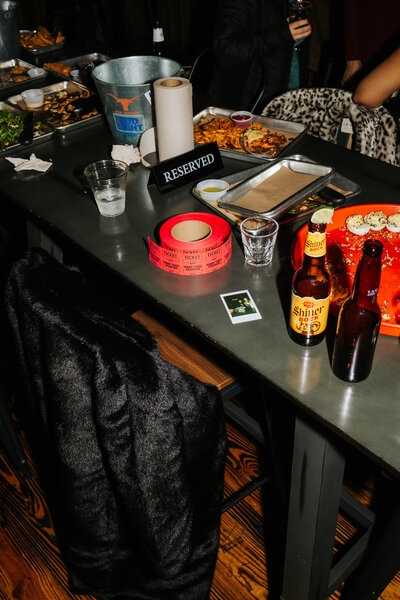 Close up of champagne tower