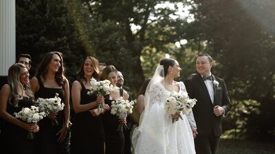 white hall gardens wedding