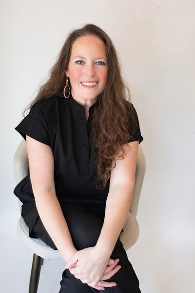 Photo of Tara Lawless, LMT, Licensed Massage Therapist at Refined Medical NY in East Setauket Long Island, providing therapeutic massage services.