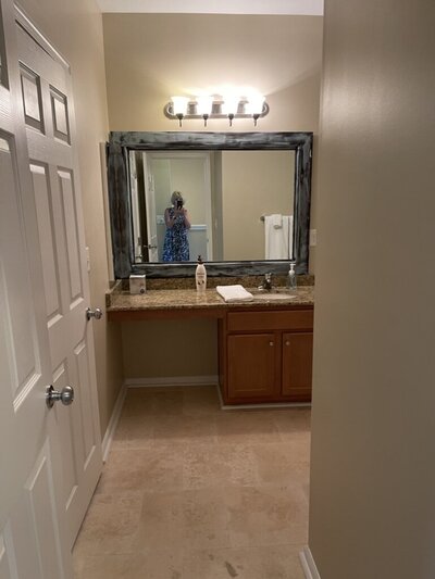 cornelius nc bathroom before the remodel
