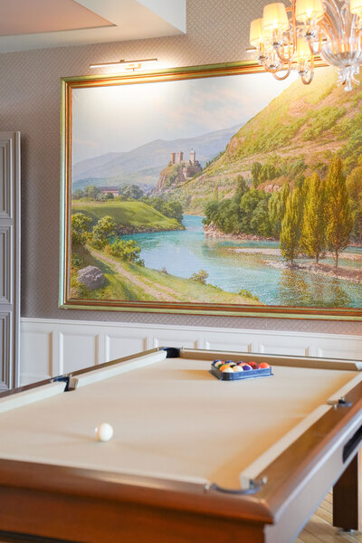 Photo des détails d'e l'intérieur d'un château proche de Toulouse 