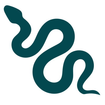 dark teal snake