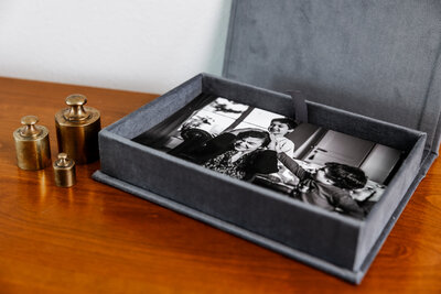 example of albums made by the photographer