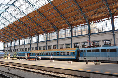 West Railway station in Budapest city, Hungary