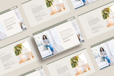 Jodi Berman Therapist Website mockup home page
