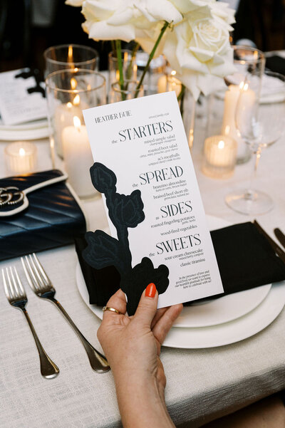 a custom wedding signage design  seating chart with white flowers and babys breath at a luxury alyssa amez design wedding