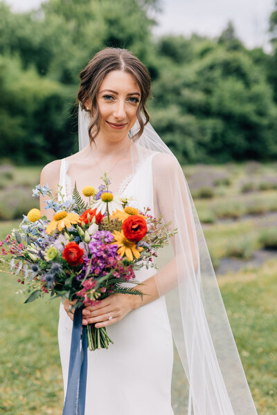 Bright Color Bridal Bouquet
