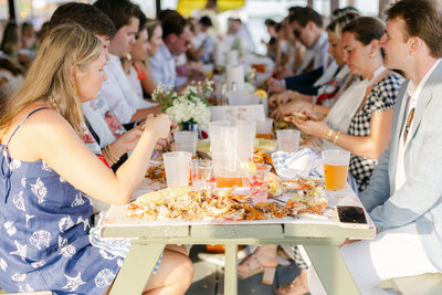 st. michaels md wedding welcome party the galley