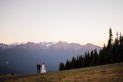 seattle elopement photographer captures intimate marriage at olympic national park