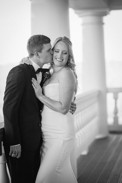 Bride and groom sunset photos The springs wedding