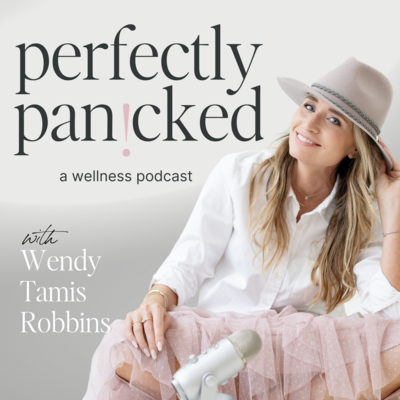 Perfectly Panicked podcast cover mockup