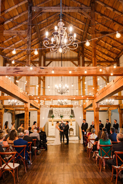 A beautiful wedding ceremony at Bellamere Winery, officiated by Dave Galloway