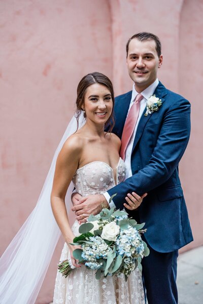 Cristina + Djordje's  elopement in downtown Savannah - The Savannah Elopement Package, Flowers by Ivory and Beau