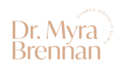 Dr. Myra Brennan - Logo - Stack W- Arc Tag - Tan