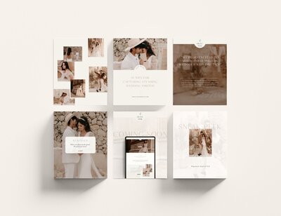 Elegante Instagram post templates voor fotografen