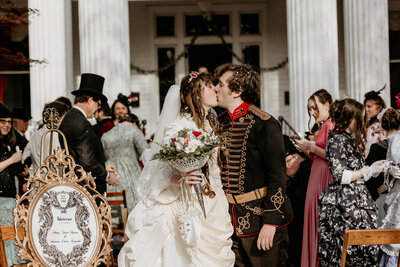 Tucker House Victorian wedding downtown Raleigh
