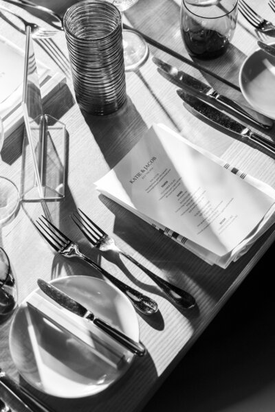 Table setting designed by Nova Scotia Wedding Planner, Love Nest.