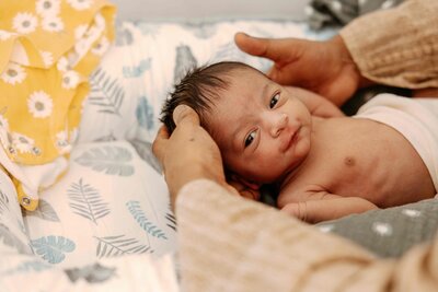Indian newborn session by Taylor Lynn Studios in Naperville, IL