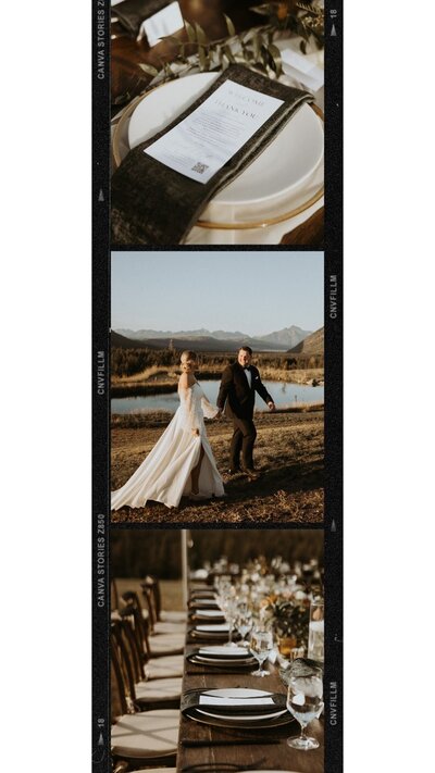 detail photos of wedding in montana