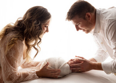 Family Pictures in Foyer