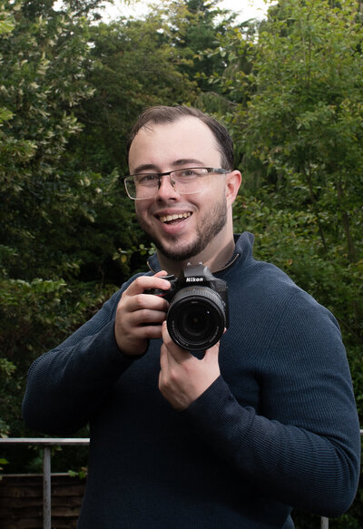 Professional headshot of a startup founder in Leicester, taken for LinkedIn profile and pitch decks