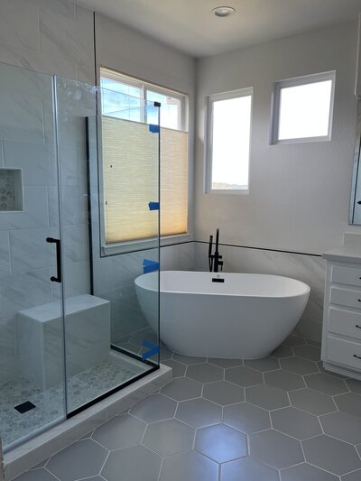 Crystal Ranch Bathroom remodel by SJ Design and Build