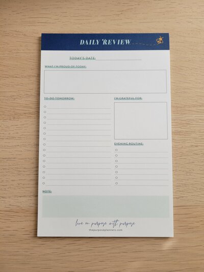 The Purpose Planners - Daily Review 1