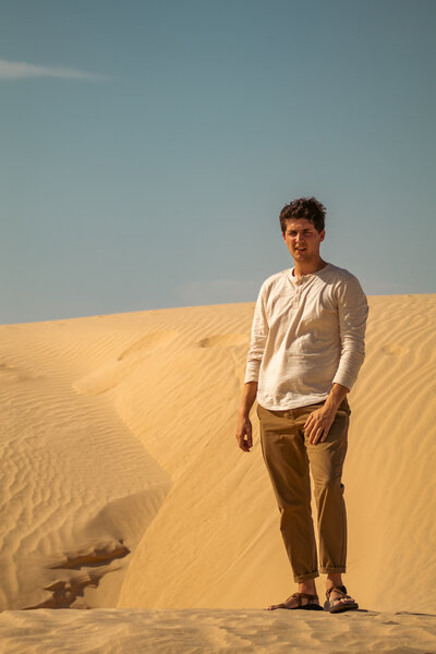 Photographer in Tunisian Desert