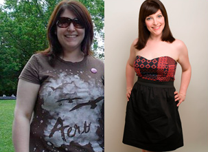 weight loss before and after photo