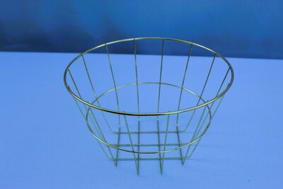 gold bowl wire basekt