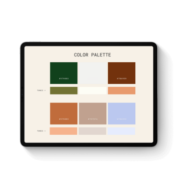 Mockup of Ipad