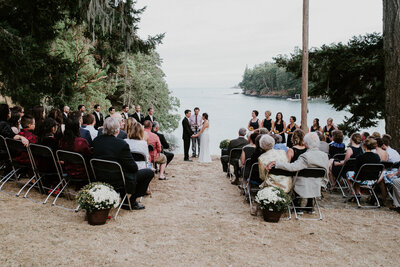 Wedding ceremony Vancouver Island