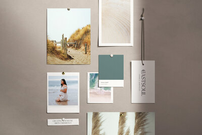 Brand mockup scene for a Gulf Coast Doula