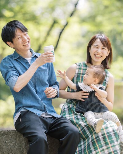 東京-世田谷-家族写真
