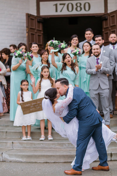 Rancho Las Fuentes Wedding | Mint and Purple-19