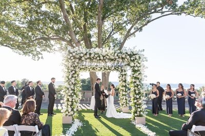 sleepy hollow club wedding ceremony