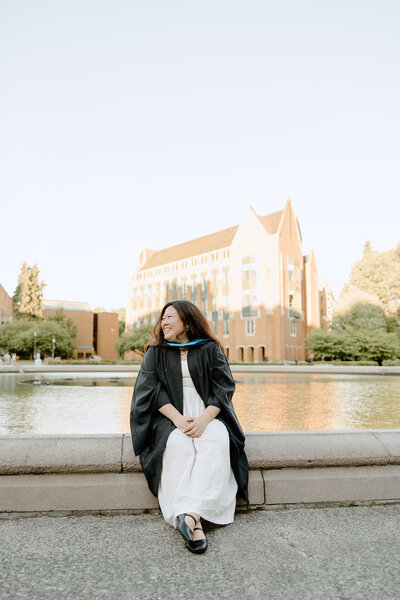 seattle washington senior graduation photographer, university of washington, uw, seattle pacific university, seattle university