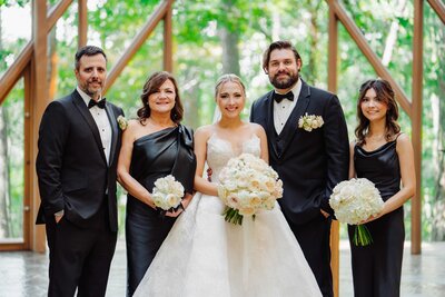 My amazing family on our wedding day—my forever support system. Taken by Elijah Saldana Phtoography.